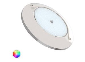 8445044032525 - Ledkia - LED-Poolstrahler Oberfläche rgb tauchfähig 12V dc IP68 Rostfreier Edelstahl 20W rgb 120º30 mm