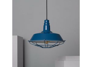 8445044034277 - Ledkia - Hängeleuchte von Metall Jagger Blau - Blau