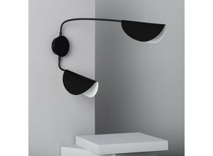 8445044036431 - Efectoled - Wandleuchte Ausrichtbar Metall Sendai Schwarz