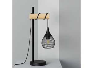 8445044036936 - Ledkia - Tischleuchte aus Metall WiFi mit Dimmer Monah Schwarz210 mm