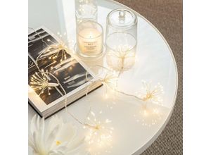 8445044038084 - LED-Girlande Dandelion 1m Warmes Weiß 2700K - 3000K 1000 mm