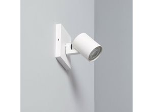 8445044038701 - Aufbau-Strahler Schwenkbar aus Aluminium Gylu für Glühbirne GU10 Weiß107 mm