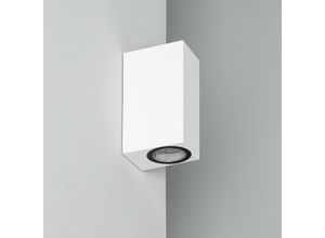 8445044039081 - Ledkia - Wandleuchte Aussenbereich doppelseitige Beleuchtung Miseon Weiss Weiß88 mm