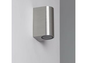 8445044039395 - Ledkia - Wandleuchte Aussen Aluminium doppelseitige Beleuchtung Big Gala Aluminium90 mm