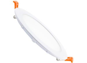 8445044039555 - Ledkia - LED-Deckeneinbauleuchte 9W Rund SuperSlim Schnitt ø 130 mm Neutrales Weiß 4000K 120º