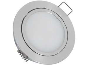 8445044040070 - Ledkia - LED-Downlight Strahler 3W 12V dc mit Schnellanschluss Ausschnitt ø 67 mm Warmes Weiß 2700K 120º