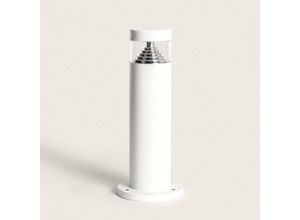8445044040810 - Iluzzia - LED-Wegeleuchte Aussen 6W Oberfläche 30cm Weiss Inti Edelstahl Weiss 3000K Warmweiß