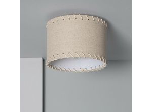 8445044041268 - Efectoled - Deckenleuchte Rund Stoff Ø250mm Fíbula Crème 8445044041268 - Efectoled - Deckenleuchte Rund Stoff Ø250mm Fíbula Crème