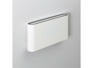 8445044043712 - Ledkia - LED-Wandleuchte 10W Aussen Doppelseitige Beleuchtung Rechteckig Weiss Einar Warmweiß 2700K No Flicker Weiß