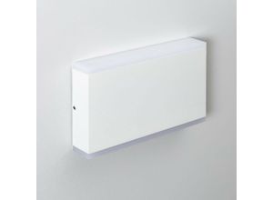 8445044043804 - Ledkia - LED-Wandleuchte 10W Aussen Doppelseitige Beleuchtung Rechteckig Weiss Hera Neutralweiß 4000K No Flicker Weiß