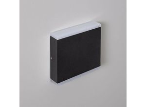8445044043828 - Ledkia - LED-Wandleuchte 6W Aussen Doppelseitige Beleuchtung Quadratisch Schwarz Orus Neutralweiß 4000K No Flicker Schwarz