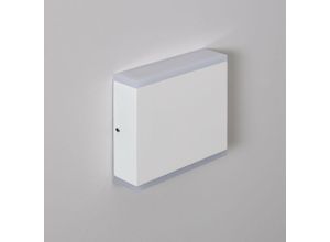 8445044043835 - Ledkia - LED-Wandleuchte 6W Aussen Doppelseitige Beleuchtung Quadratisch Weiss Orus Warmweiß 2700K No Flicker Weiß