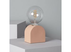 8445044046195 - Iluzzia - Tischleuchte Kustharz Luperca Terrakotta120 mm