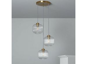 8445044046409 - Ledkia - Lámpara Colgante Cristal Tri Wilde Durchsichtig