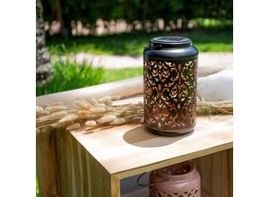 8445044046621 - Ledkia - LED-Tischleuchte Solar tragbar mit wiederaufladbarem Akku Erté Warmweiß Orange