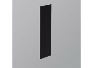 8445044046690 - Ledkia - LED-Wandleuchte Aussen 3W Einbau Rechteckig Schwarz Linear Wabi Warmes Weiß 2700K 55 mm