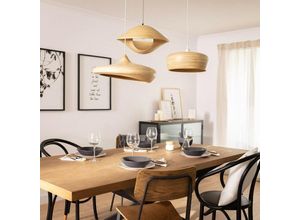 8445044047369 - Iluzzia - Hängeleuchte aus Bambus Shuka Sari Ohne Kabel