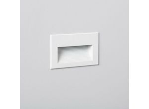 8445044048489 - Ledkia - LED-Wandeinbauleuchte Aussen 5W Weiss Goethe Horizon WarmweißWarmweiß 2700K Weiß