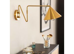 8445044048724 - Ledkia - Wandleuchte Metall Cyclone Gold600 mm 8445044048724 - Ledkia - Wandleuchte Metall Cyclone Gold600 mm