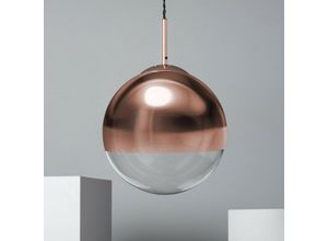 8445044048748 - Ledkia - Lámpara Colgante Metal y Cristal Yelitza Roségold