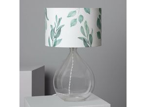 8445044049127 - Ledkia - Tischleuchte Stoff und Glas Verdy Weiß300 mm 8445044049127 - Ledkia - Tischleuchte Stoff und Glas Verdy Weiß300 mm