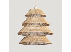 8445044049264 - Iluzzia - Hängeleuchte Jute Aymara Ø500 mm Natürlich - Textil
