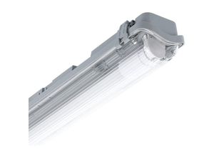 8445044050079 - Efectoled - Feuchtraum Wannenleuchte mit 1 LED-Röhre 60 cm ip 65 Einseitige Einspeisung 4000K Neutralweiß No Flicker