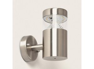 8445044050598 - Iluzzia - LED-Wandleuchte Außen 6W Edelstahl Inti 4000K Neutralweiß