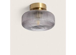 8445044050918 - Ledkia - Lámpara de Techo Metal y Cristal Windsor Gold