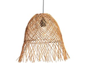 8445044051151 - Ledkia - Hängeleuchte Rattan Toraja Schwarz Weiß