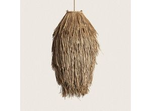 8445044051380 - Ledkia - Lámpara Colgante Fibras Naturales Ramé Natürlich