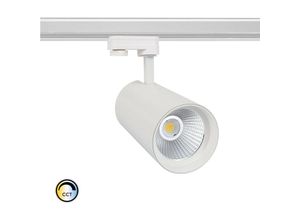 8445044052486 - Ledkia - LED-Strahler für 3-Phasenstromschiene 30W cct New dAngelo Weiss (cri 90) lifud Wählbar (Warmes-Neutrales-Kaltes) 36º