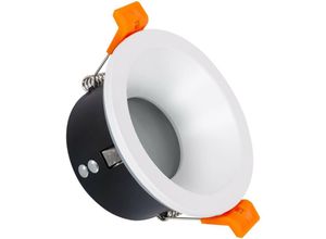 8445044053018 - Efectoled - Downlight-Ring Rund IP65 für LED-Glühbirne GU10 Schnitt Ø75 mm Weiß