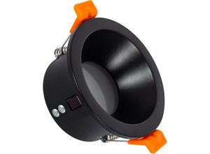 8445044053025 - Downlight-Ring Rund IP65 für LED-Glühbirne GU10 Schnitt Ø75 mm Schwarz