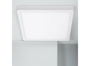 8445044053322 - Ledkia - LED-Deckenleuchte 24W Eckig Aluminium 280x280 mm Slim cct Wählbar Galán cct 3000K - 6000KWeiß 8445044053322 - Ledkia - LED-Deckenleuchte 24W Eckig Aluminium 280x280 mm Slim cct Wählbar Galán cct 3000K - 6000KWeiß