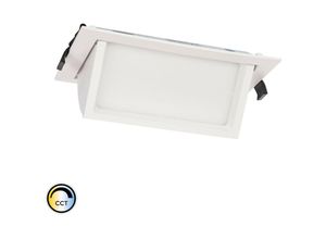 8445044058822 - Ledkia - LED-Downlight Schwenkbar Rechteckig 38W cct 120 lm W cct Ausschnitt 210X125 mm Wählbar (Warm-Neutral-Kalt) No Flicker