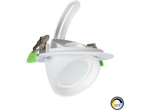 8445044058846 - Ledkia - LED-Einbaustrahler Schwenkbar Rund 38W 120 lm W cct No Flicker Auswählbar (Warm-Neutral-Kühl)Auswählbar (Warm-Neutral-Kühl) No FlickerWeiß