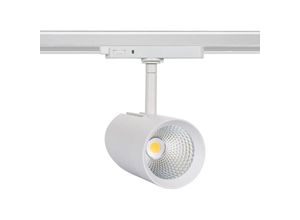 8445044058907 - Ledkia - LED-Strahler für 3-Phasenstromschiene Fuji Weiss CRI90 No Flicker Warmweiß 3000K