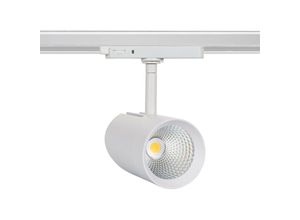 8445044058914 - Ledkia - LED-Strahler für 3-Phasenstromschiene Fuji Weiss CRI90 No Flicker Neutrales Weiß 4000K 40º135 mm