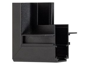 8445044063925 - Ledkia - Verbindungsstück Typ l Vertical für 1-Phasenmagnetschiene Einbau 20mm Schwarz75 mm