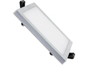 8445044065134 - Ledkia - LED-Deckeneinbauleuchte 8W Eckig High Lumen Ausschnitt Ø75 mm lifud Silber Neutrales Weiß 4000K 120º100 mm
