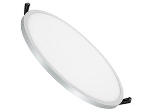 8445044065141 - Ledkia - LED-Deckeneinbauleuchte 30W Rund Slim Surface lifud Grau Surface Ausschnitt Ø205 mm Neutrales Weiß 4000K 120º220 mm