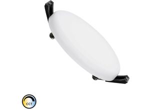 8445044065295 - Ledkia - LED-Deckeneinbauleuchte 8W Wählbar cct Rund Slim (UGR19) Ausschnitt ø 75 mm IP54 Wählbar (Warmes-Neutrales-Kaltes) 110°100 mm