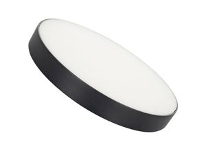 8445044065332 - Ledkia - LED-Deckenleuchte 18W Rund Ø180 mm Dimmbar Neutralweiß Schwarz