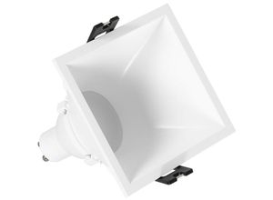 8445044066803 - Ledkia - Downlight Eckig 45º GU10 6W Schnitt 85x85 mm Niedriger ugr pc No Flicker Kaltes Weiß 6500K Weiß120º93 mm