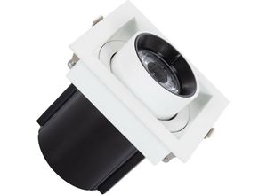 8445044066865 - Ledkia - LED-Strahler Ausrichtbar Sanaqi 12W Eckiger Ausschnitt 75x75 mm lifud Kaltes Weiß 6000K 36º90 mm