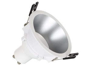 8445044067589 - Ledkia - Downlight Konisch GU10 6W Schnitt ø 75 mm pc Kaltes Weiß 6500K Silber120º85 mm