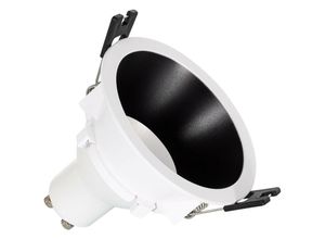 8445044067633 - Ledkia - Downlight Konisch GU10 6W Schnitt ø 75 mm pc Neutrales Weiß 4000K Schwarz120º85 mm