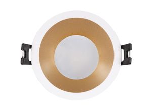 8445044067657 - Downlight Konisch GU10 6W Schnitt Ø 75 mm PC Bronze 3000K No Flicker Warmweiß