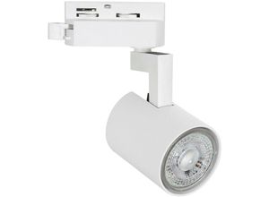 8445044067749 - Ledkia - Strahler für 1-Phasenstromschiene Jiuk für Glühbirne GU10 Weiß56 mm